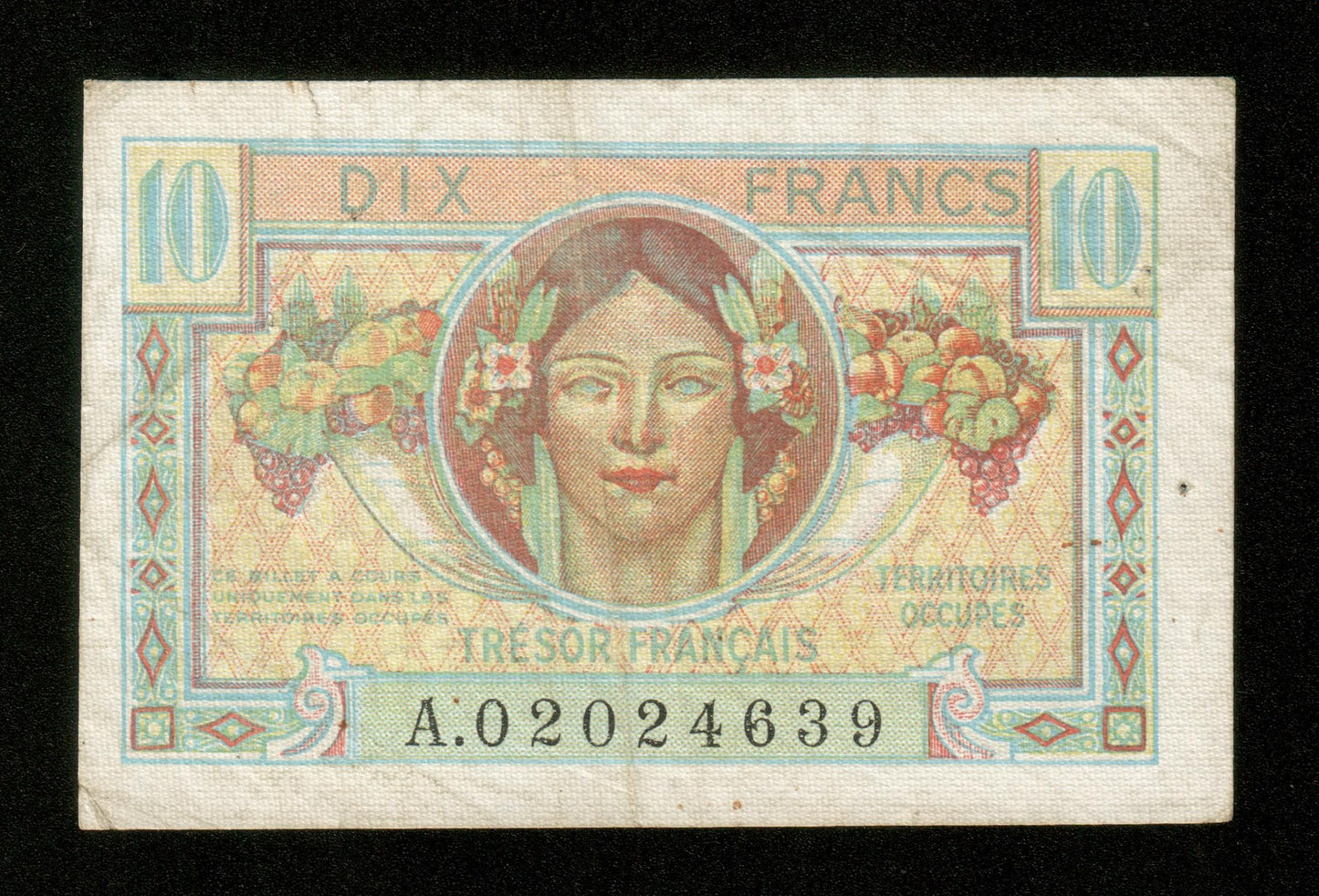 FRANCE - 10 Francs Trésor Français 1947 VF.30.01 Pick M7a TTB / VF