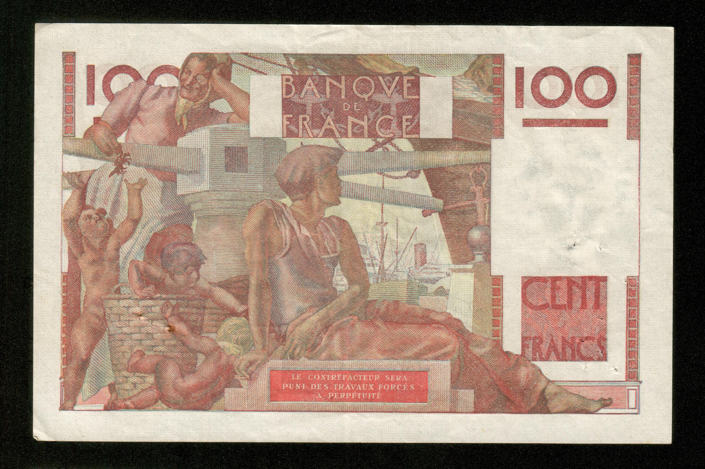 FRANCE - 100 Francs Jeune Paysan 1946 F.28.05 Pick 128a TTB / VF