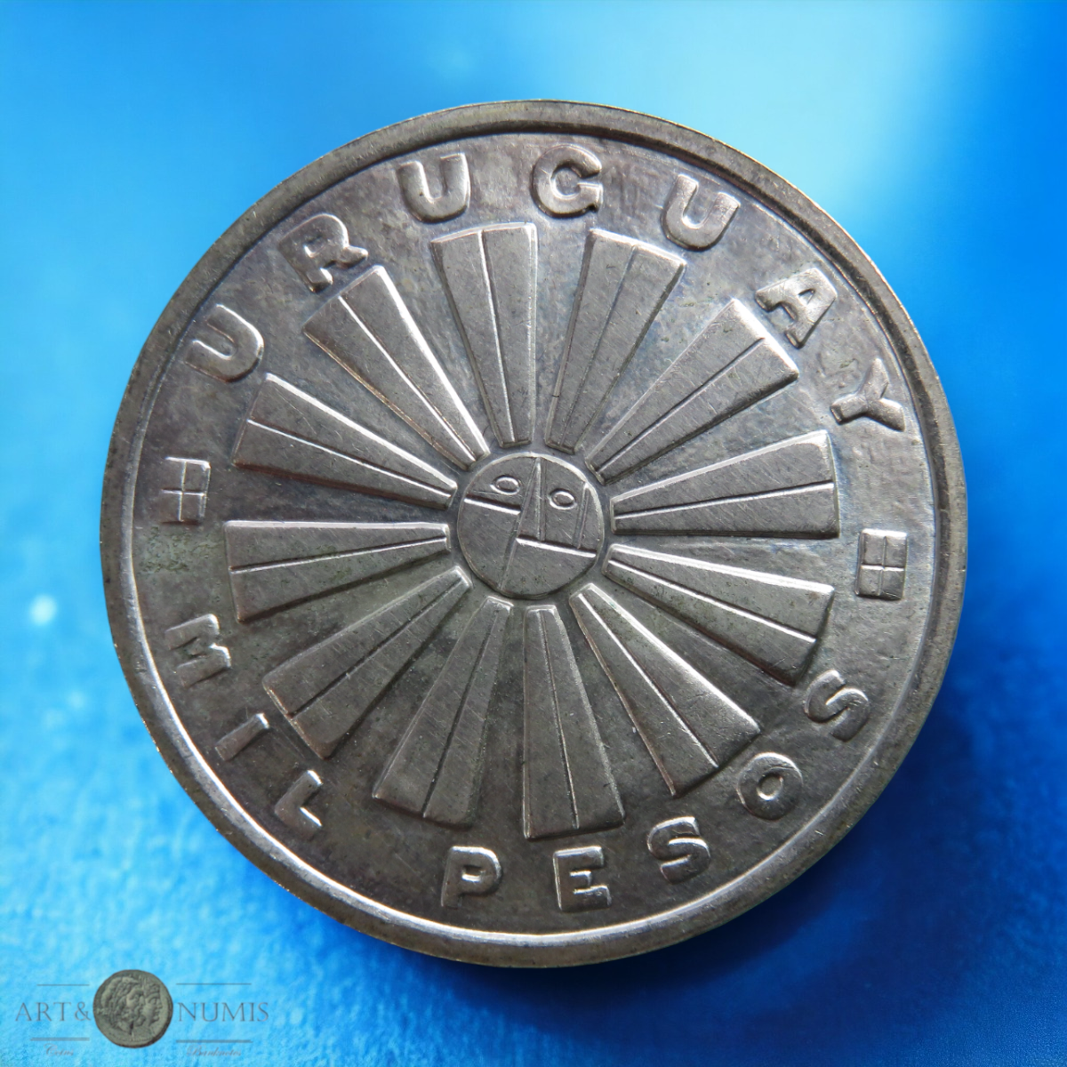 URUGUAY - 1000 Pesos 1969 KM.55