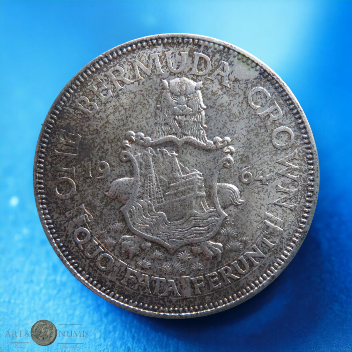 BERMUDES - BERMUDA - 1 Crown 1964 KM.14