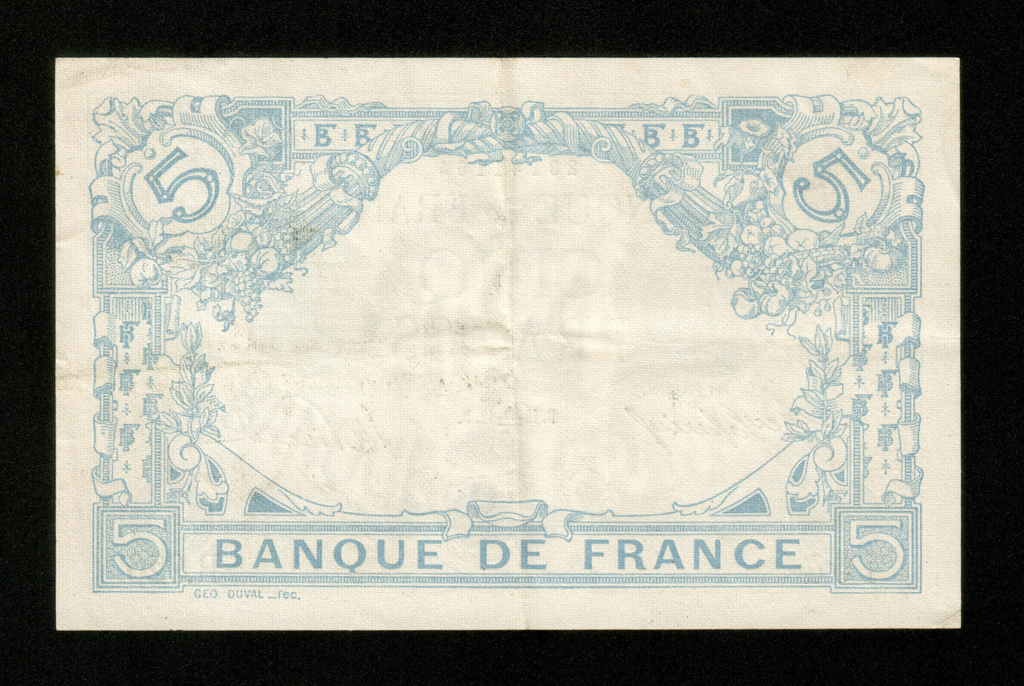 FRANCE - 5 Francs Bleu 1912 F.02.09 Pick 70 pr.SUP / XF-