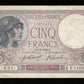 FRANCE - 5 Francs Violet 1918 F.03.02 Pick 72a pr.SUP / XF-