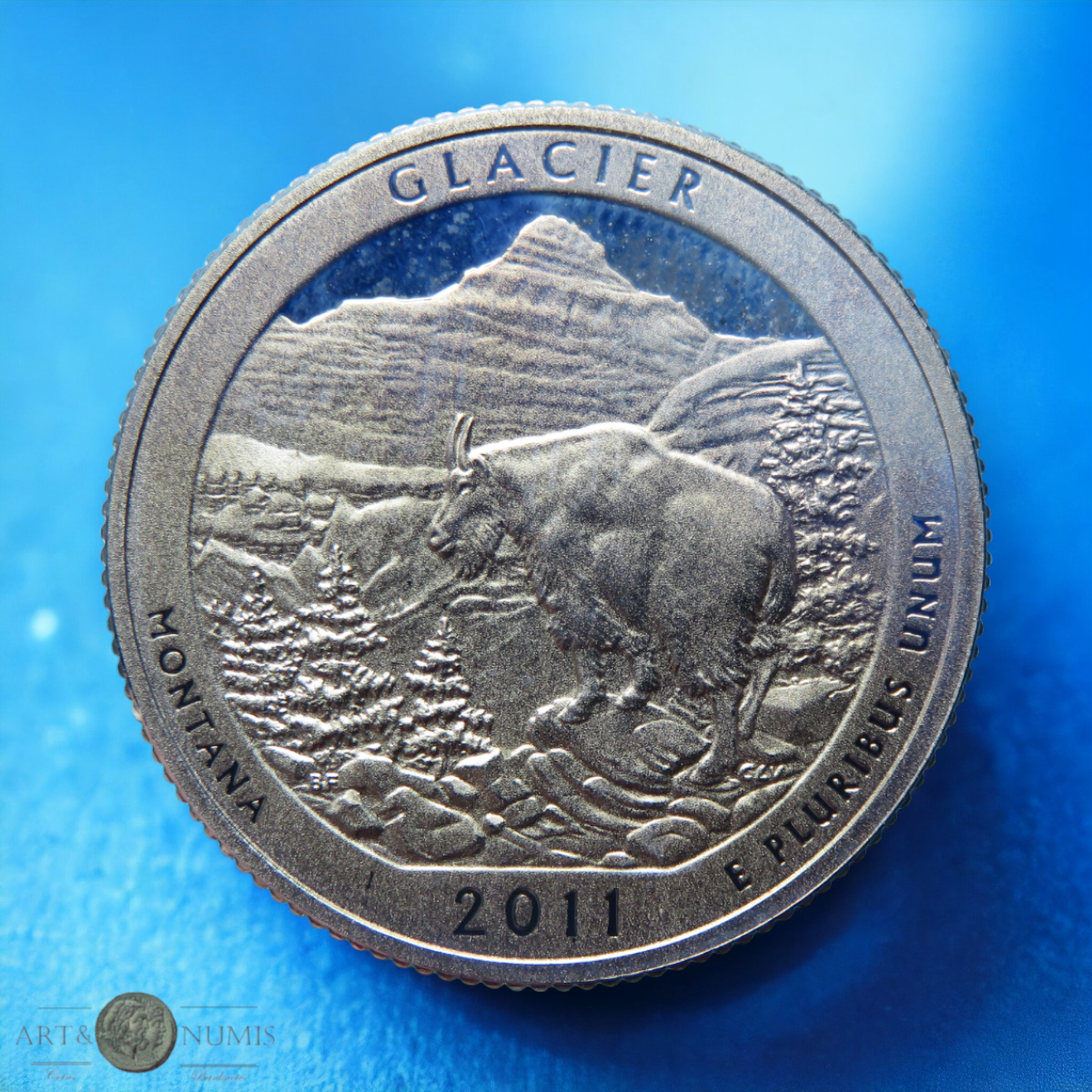 USA - Quarter dollar Proof Glacier 2011 S