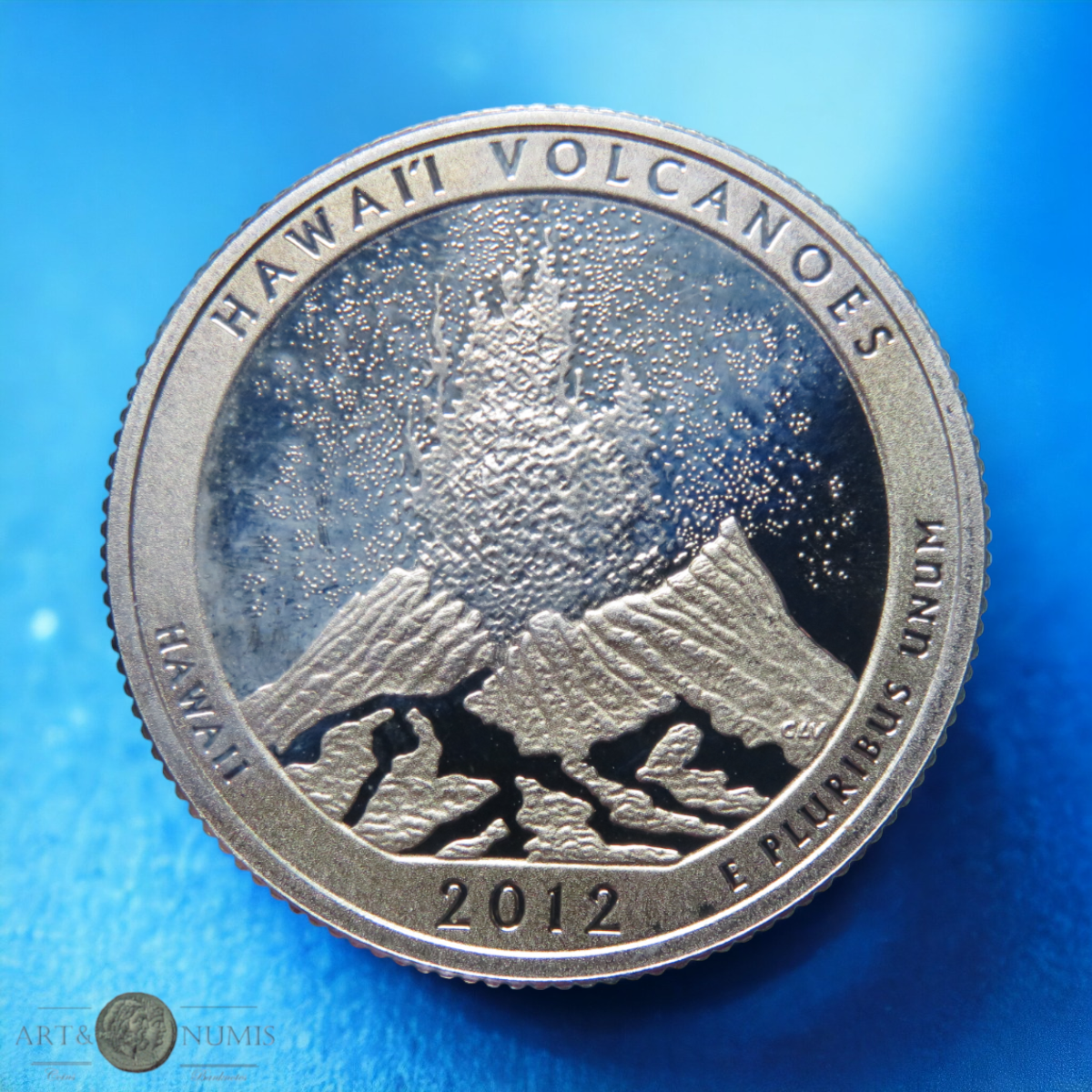 USA - Quarter dollar Proof Hawai Volcanoes 2012 S