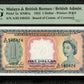 MALAYA & BRITISH BORNEO - 1 Dollar 1953 Pick 1a PMG Choice AU 58 EPQ