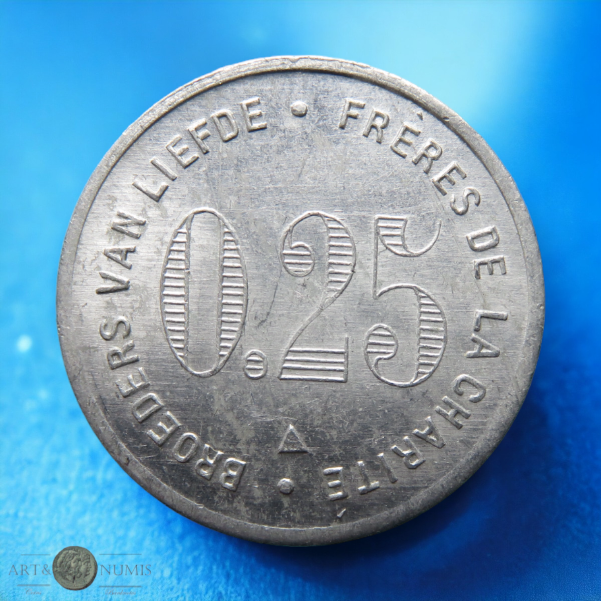 BELGIQUE - BELGIUM - Jeton - Token - 25 Centimes Gand "Frères de la charité"