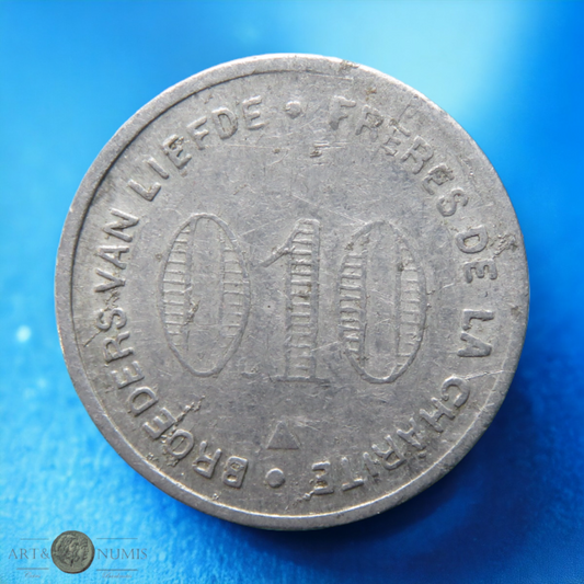 BELGIQUE - BELGIUM - Jeton - Token - 10 Centimes Gand "Frères de la charité"