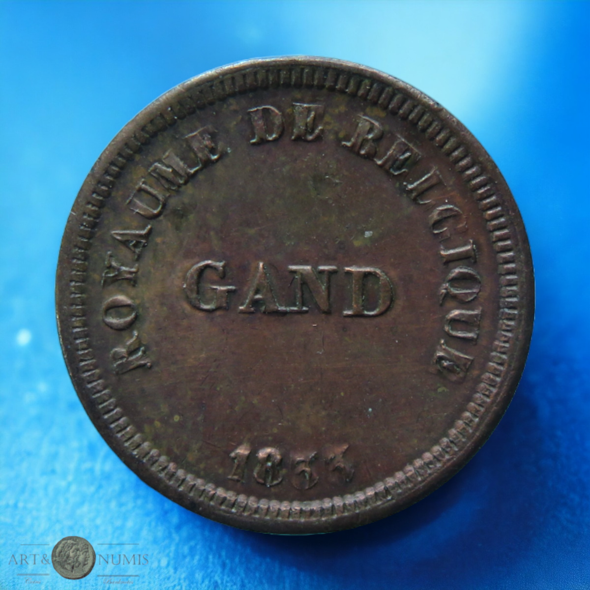 BELGIQUE - BELGIUM - Jeton - Token - 1 Centime prison de Gand 1833