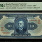 BRÉSIL - BRAZIL, Thesouro Nacional - 10 Mil Reis (1925) Pick 39d NEUF / PMG Choice Unc 64