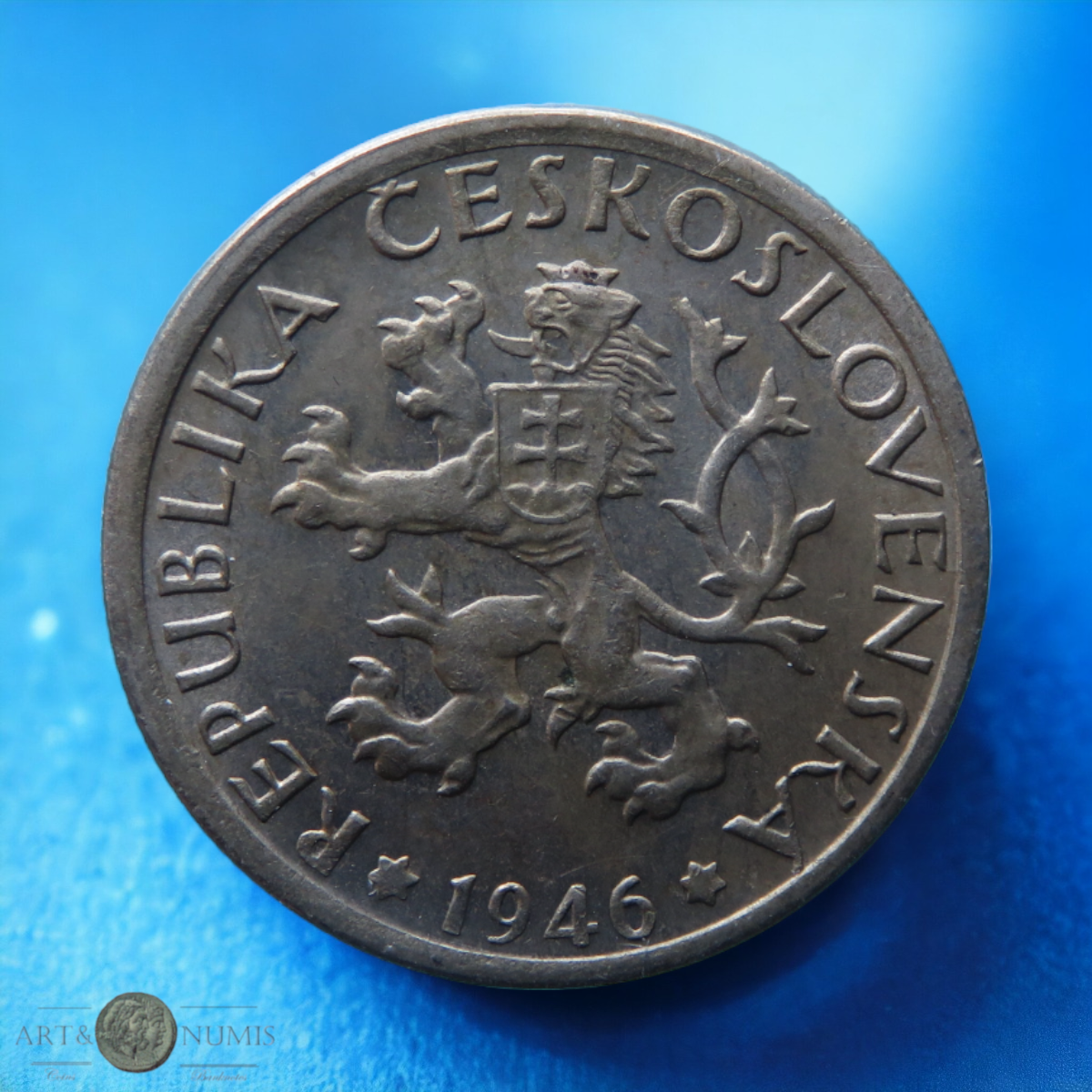 TCHECOSLOVAQUIE - CZECHOSLOVAKIA - 1 Koruna 1946 KM.19