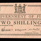 FIDJI - FIJI - 2 Shillings 1942 Pick 50r1 NEUF / UNC