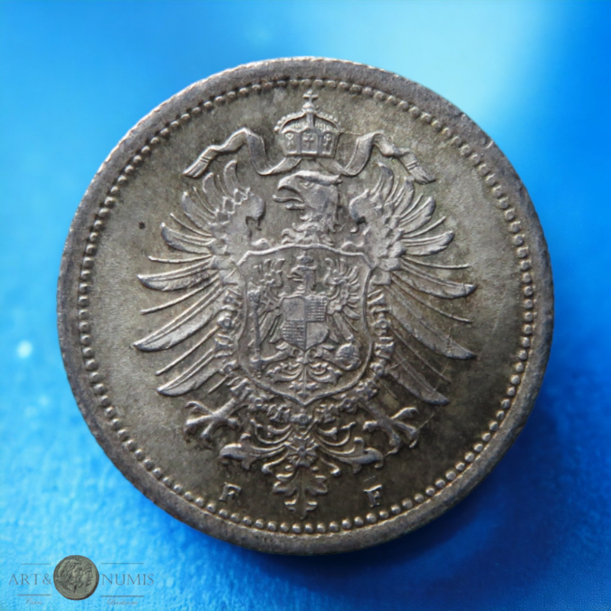 ALLEMAGNE - GERMANY - 20 Pfennig 1875 F KM.5