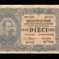 ITALIE - ITALY - Biglietto di Stato, 10 Lire 1888 (1923) Pick 20h Maltese & Rossolini TB+ / Fine+