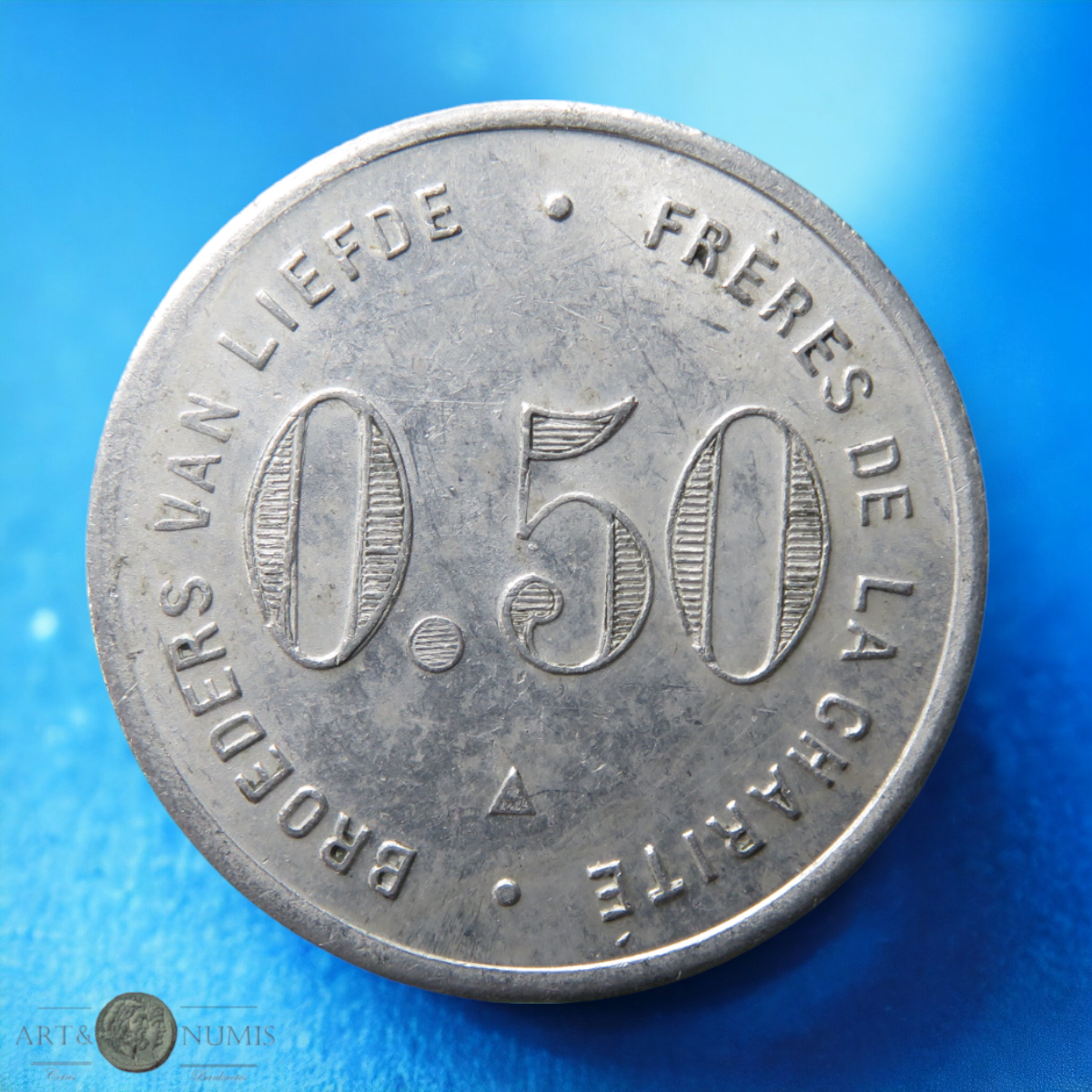 BELGIQUE - BELGIUM - Jeton - Token - 50 Centimes Gand "Frères de la charité"