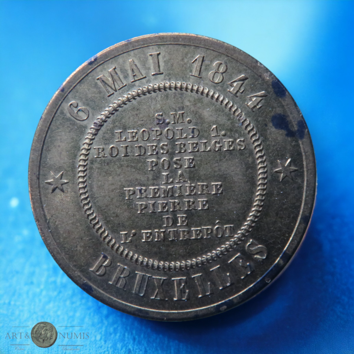 BELGIQUE - BELGIUM - Jeton - Token - Entrepôt de Bruxelles 6 Mai 1844