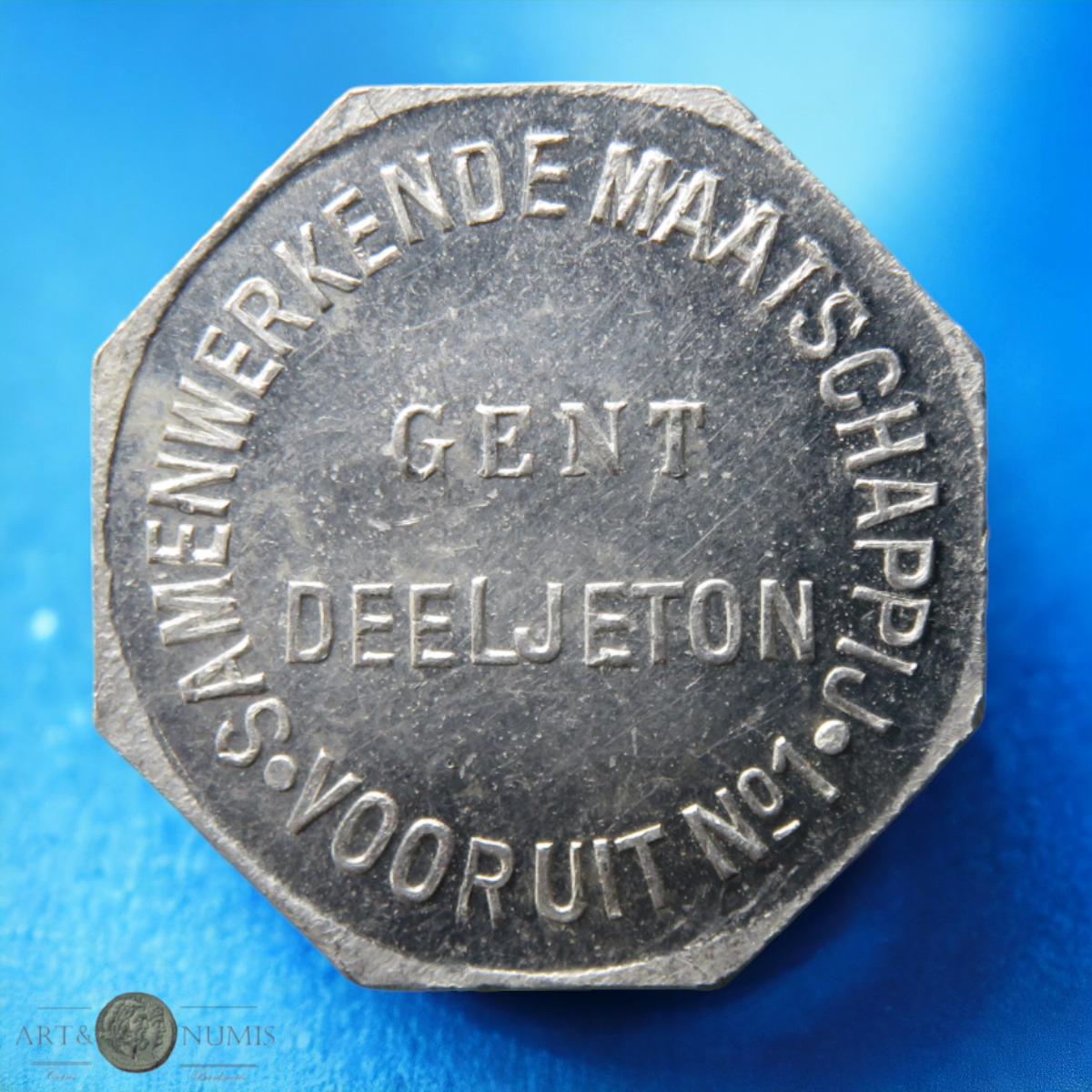 BELGIQUE - BELGIUM - Jeton - Token - Gent Deeljeton Vooruit 1880