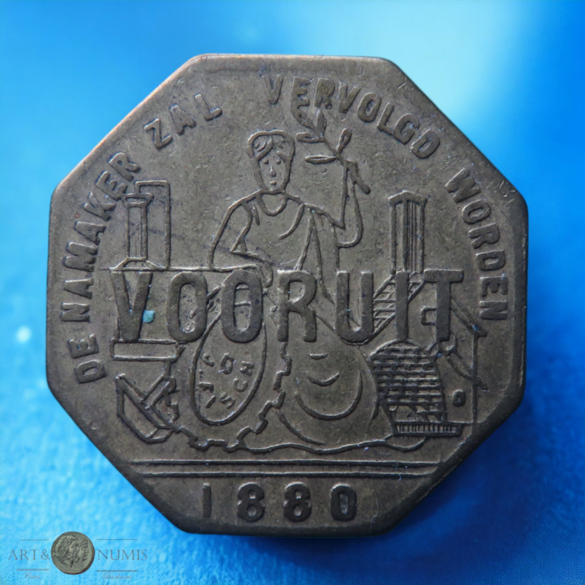 BELGIQUE - BELGIUM - Jeton - Token - Vooruit Broodkaart 1880