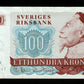 SUÈDE - SWEDEN - 100 Kronor 1972 Pick 54b SUP / XF