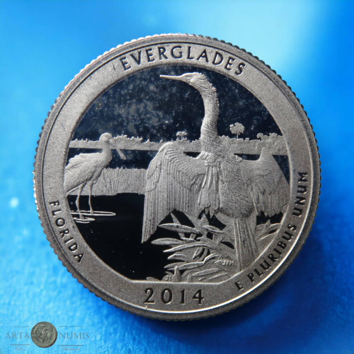 USA - Quarter dollar Proof Everglades 2014 S