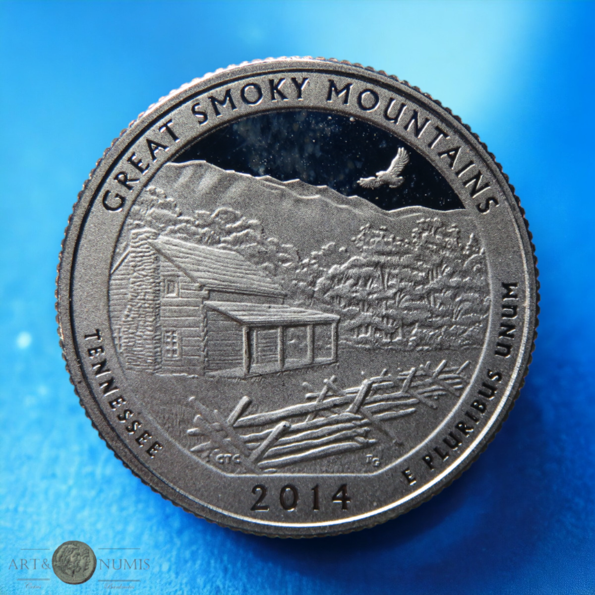 USA - Quarter dollar Proof Great Smoky Mountains 2014 S