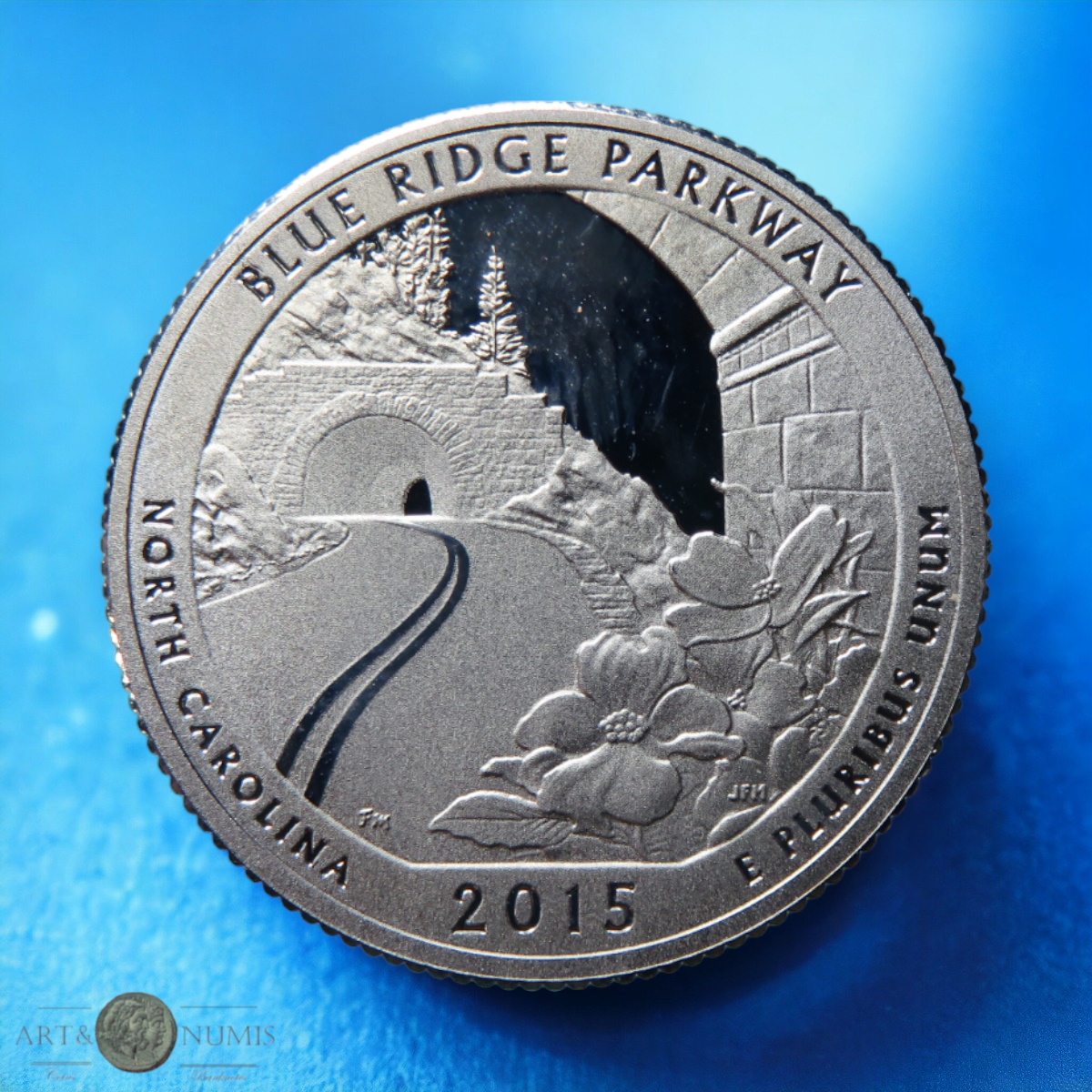 USA - Quarter dollar Proof Blue Ridge Parkway 2015 S