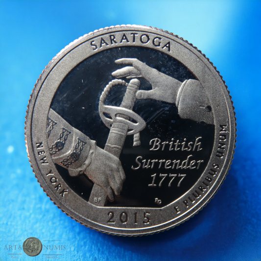 USA - Quarter dollar Proof Saratoga 2015 S