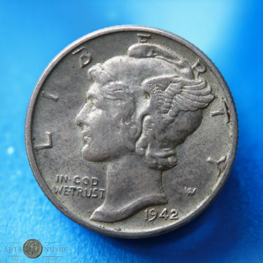 USA - Dime Mercury 1942 KM.51