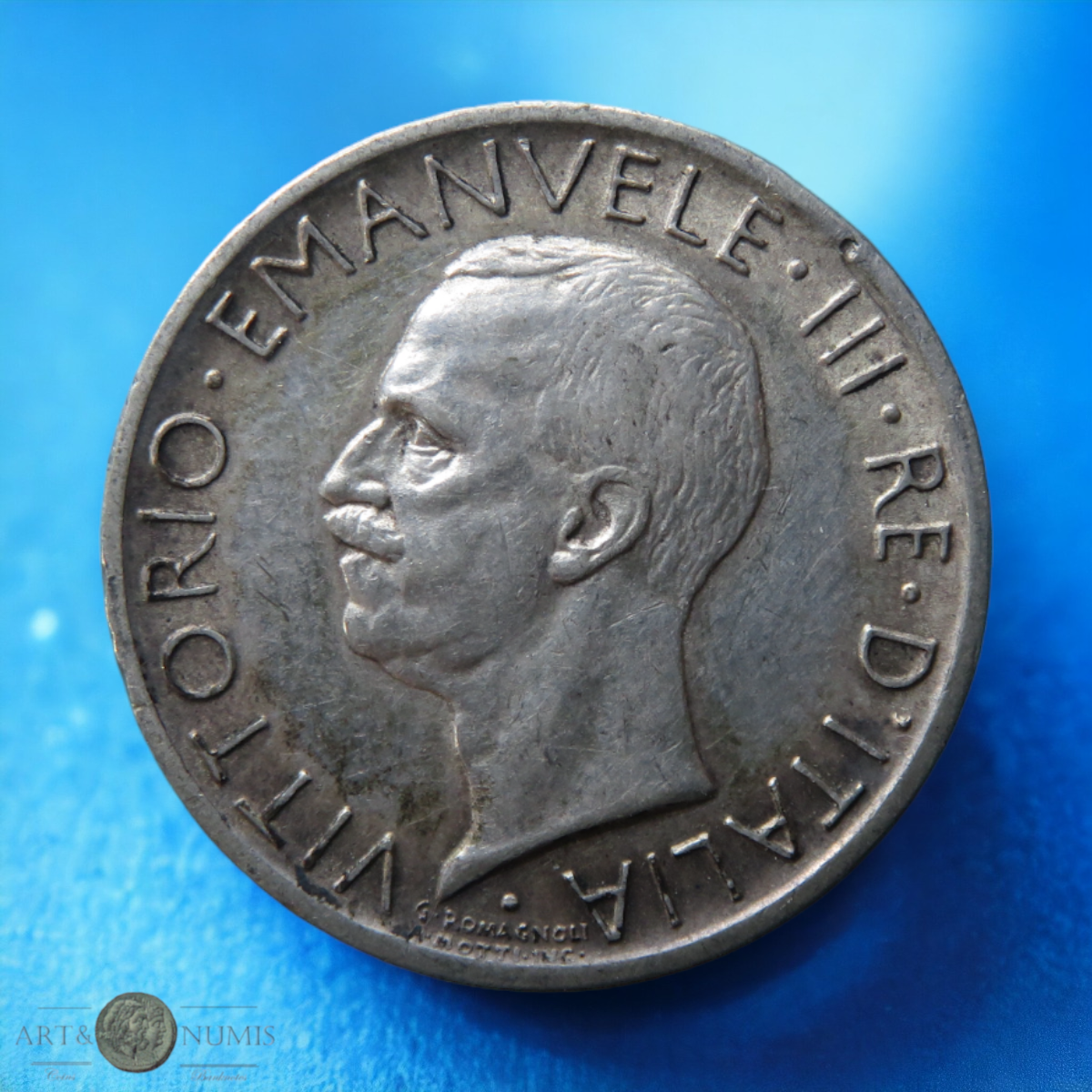 ITALIE - ITALIA - 5 Lire 1927 KM.67.1