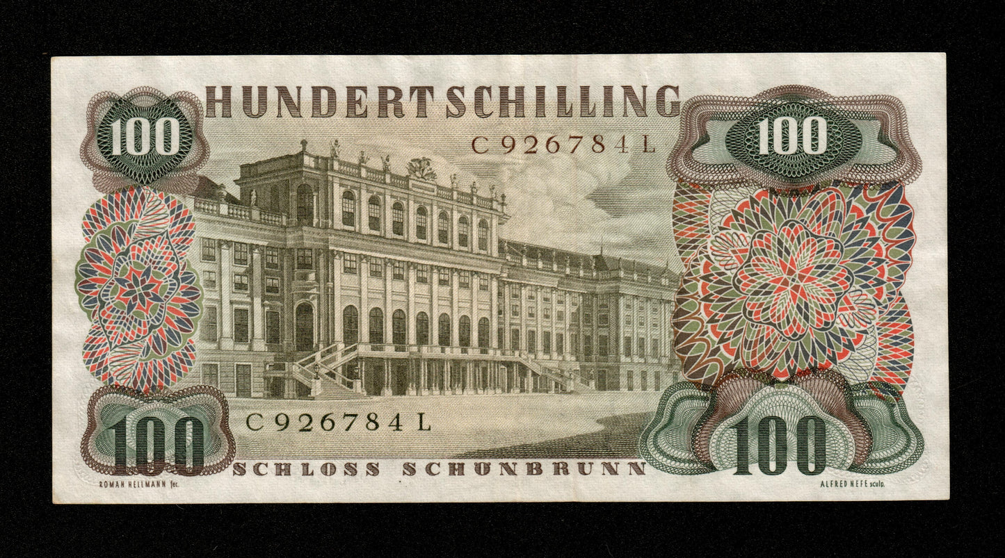 AUTRICHE - AUSTRIA - 100 Schilling 1960 Pick 138a TTB / VF