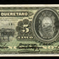 MEXIQUE - Banco de Queretaro, 5 Pesos 1914 Pick S390b TTB+ / VF+