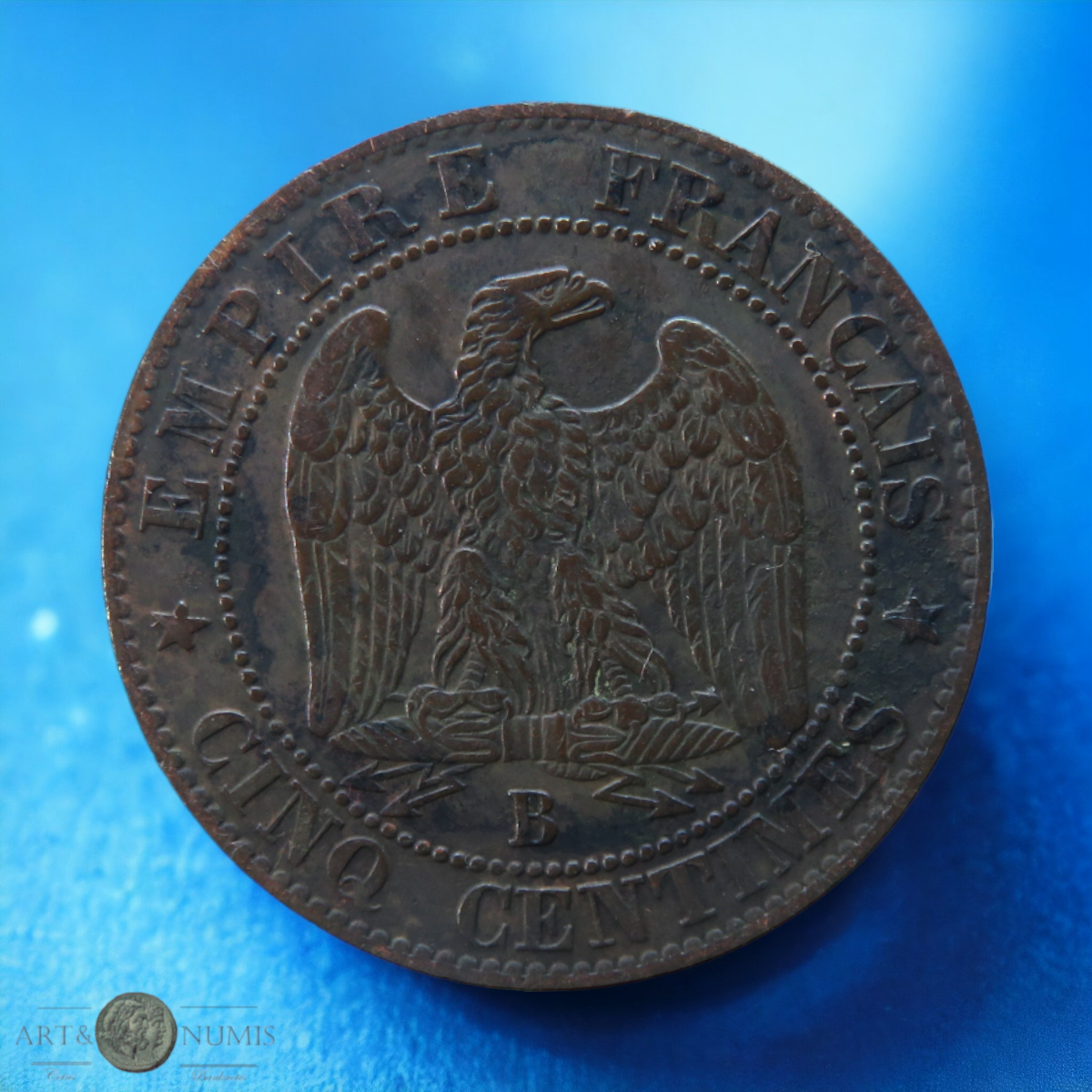 FRANCE - 5 Centimes Napoléon III 1857 Rouen B