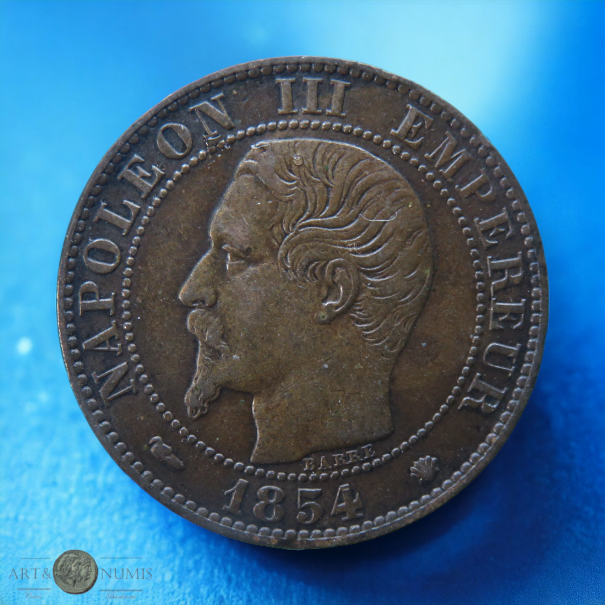 FRANCE - 5 Centimes Napoléon III 1854 Marseille MA