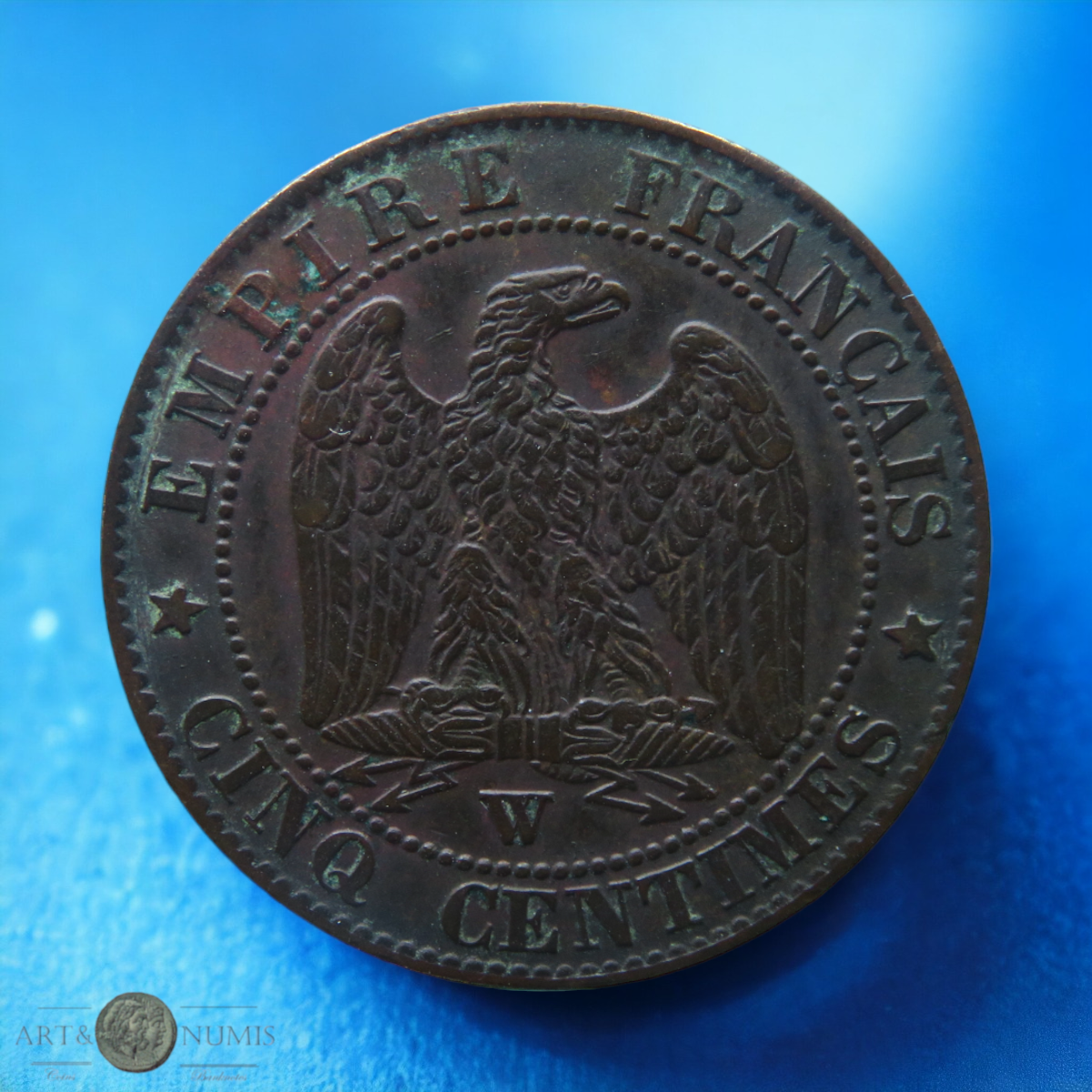 FRANCE - 5 Centimes Napoléon III 1856 Lille W