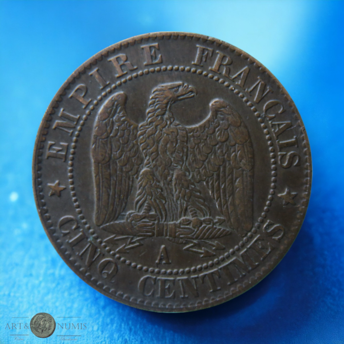 FRANCE - 5 Centimes Napoléon III 1857 Paris A