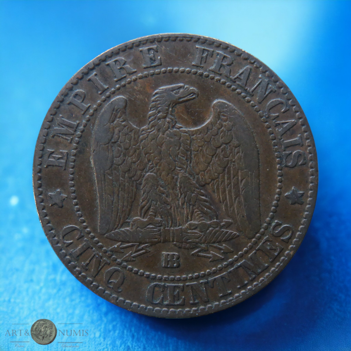 FRANCE - 5 Centimes Napoléon III 1856 Strasbourg BB