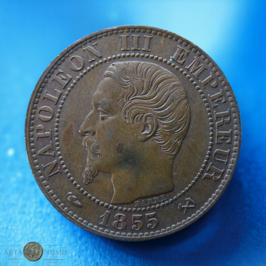 FRANCE - 5 Centimes Napoléon III 1855 Rouen B