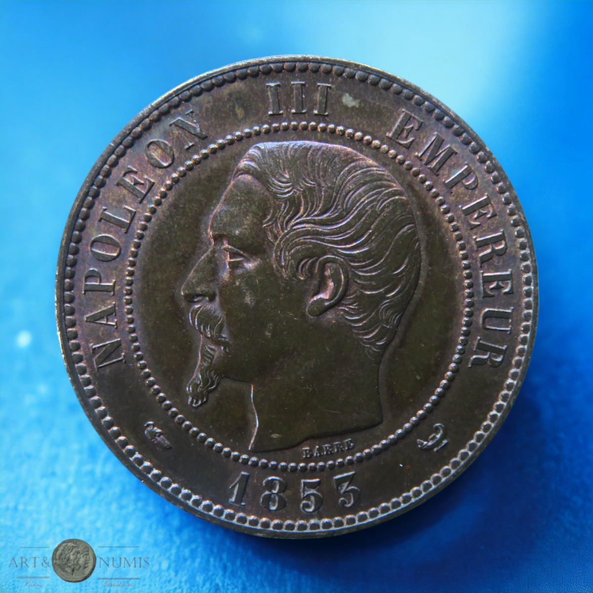 FRANCE - 10 Napoléon III 1853 Lille W