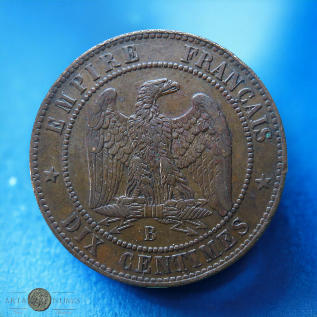 FRANCE - 10 Napoléon III 1854 Rouen B