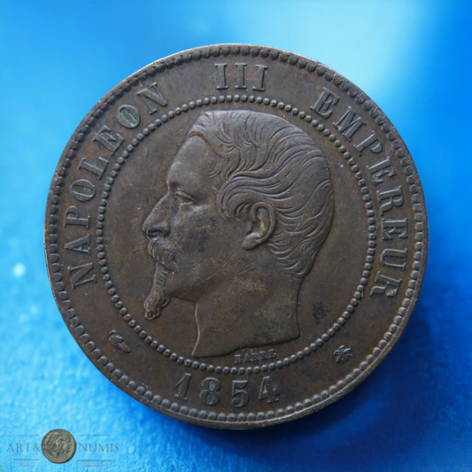 FRANCE - 10 Napoléon III 1854 Strasbourg BB