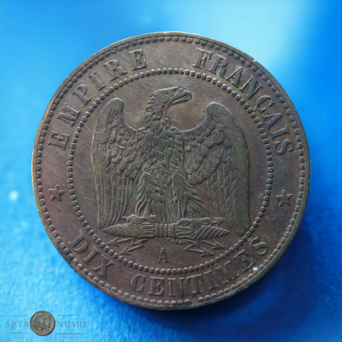 FRANCE - 10 Napoléon III 1854 Paris A