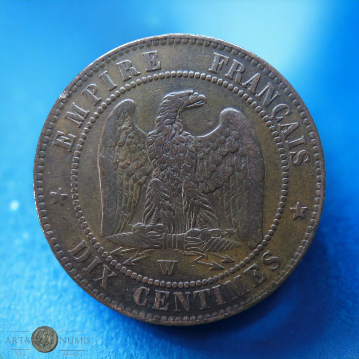 FRANCE - 10 Napoléon III 1855 Lille W