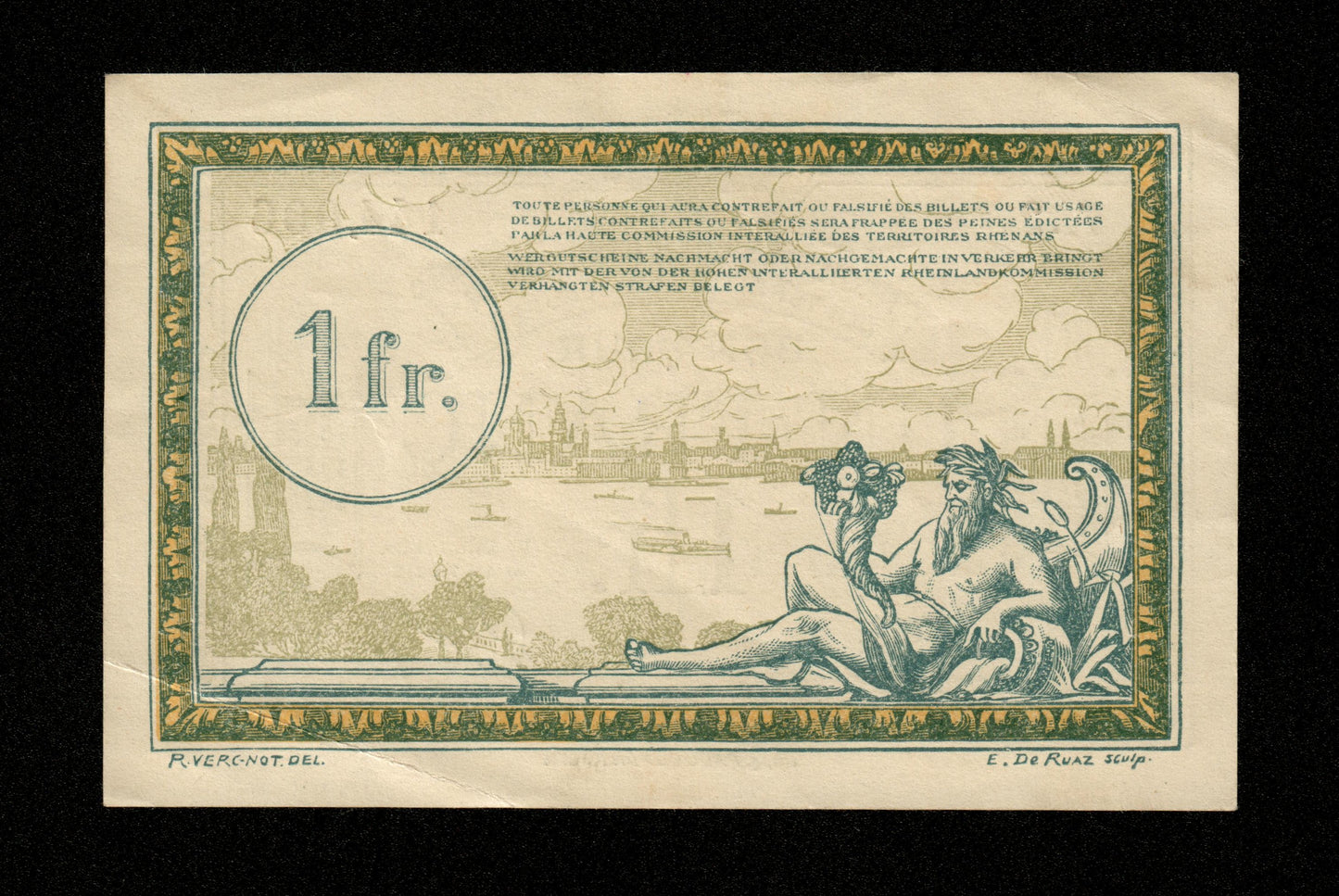 FRANCE - 1 Franc Régie des Chemins de Fer 1923 JP.135.05 SUP / XF