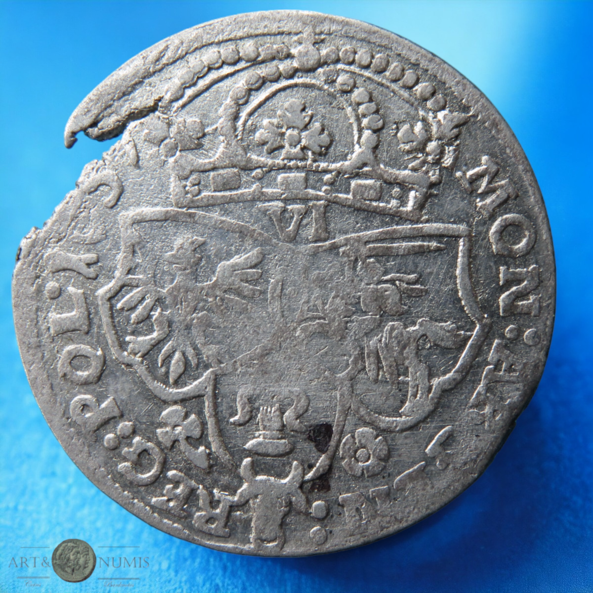 POLOGNE - POLAND - 6 Groschen Johann II Kasimir 1657