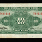 CHINE - Central Bank of China, 10 Yuan 1941 Pick 239a TTB / VF
