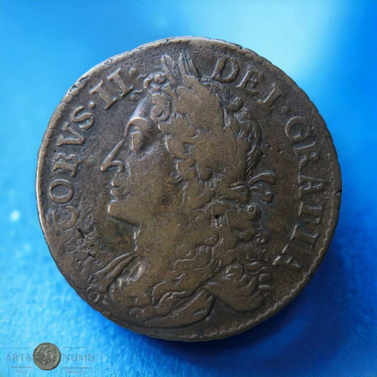 IRLANDE - IRELAND - Guerre civile - 1/2 Crown James II 1689 September