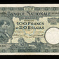 BELGIQUE - 100 Francs = 20 Belgas 1929 Pick 102 TTB+ / VF+