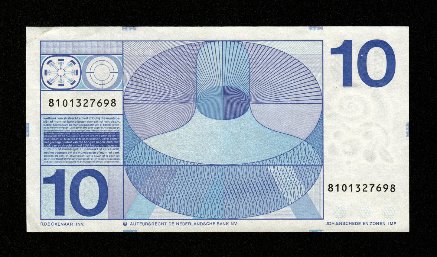 PAYS-BAS - 10 Gulden 1968 Pick 91b pr.SUP / XF- NETHERLANDS