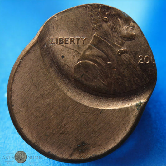 USA - Memorial Reverse Lincoln Cent - Struck 50% Off Center, Die Cap Strike - Casquette