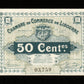 FRANCE - Chambre de Commerce de Libourne 50 Centimes 1918 JP.72.23 pr.SPL / AU-