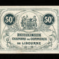 FRANCE - Chambre de Commerce de Libourne 50 Centimes 1918 JP.72.23 pr.SPL / AU-